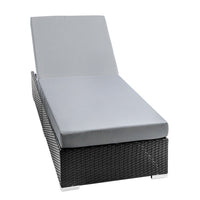 Thumbnail for Gardeon Sun Lounge Outdoor Furniture Day Bed Wicker Rattan Garden Sofa