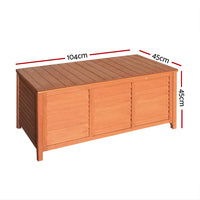 Thumbnail for Gardeon Outoor Fir Wooden Storage Bench