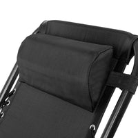 Thumbnail for Gardeon Outdoor Portable Recliner - Black