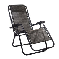 Thumbnail for Gardeon Outdoor Portable Recliner - Grey