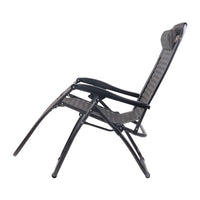 Thumbnail for Gardeon Outdoor Portable Recliner - Grey