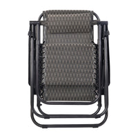 Thumbnail for Gardeon Outdoor Portable Recliner - Grey