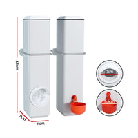 Thumbnail for Giantz Chicken Feeder Water Dispenser Automatic Waterer Poultry Food Drinker 4L