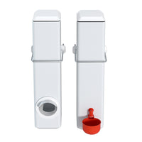 Thumbnail for Giantz Chicken Feeder Water Dispenser Automatic Waterer Poultry Food Drinker 4L