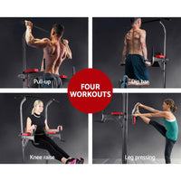 Thumbnail for Everfit Power Tower 4-IN-1 Multi-Function Station Fitness Gym Equipment