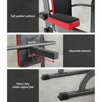 Thumbnail for Everfit Power Tower 4-IN-1 Multi-Function Station Fitness Gym Equipment