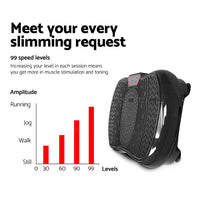 Thumbnail for Everfit Vibration Machine Plate Platform Body Shaper Home Gym Fitness Black