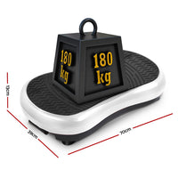 Thumbnail for Everfit Vibration Machine Plate Platform Body Shaper Home Gym Fitness White