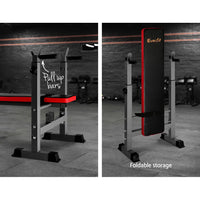 Thumbnail for Everfit Multi-Station Weight Bench Press Weights Equipment Fitness Home Gym Red