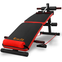 Thumbnail for Everfit Adjustable Sit Up Bench Press Weight Gym Home Exercise Fitness Decline