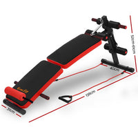 Thumbnail for Everfit Adjustable Sit Up Bench Press Weight Gym Home Exercise Fitness Decline
