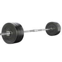 Thumbnail for 68KG Barbell Weight Set Plates Bar Bench Press Fitness Exercise Home Gym 168cm