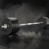 Thumbnail for 88KG Barbell Weight Set Plates Bar Bench Press Fitness Exercise Home Gym 168cm