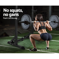 Thumbnail for Everfit Squat Rack Pair Fitness Weight Lifting Gym Exercise Barbell Stand