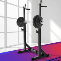 Thumbnail for Everfit Squat Rack Pair Fitness Weight Lifting Gym Exercise Barbell Stand