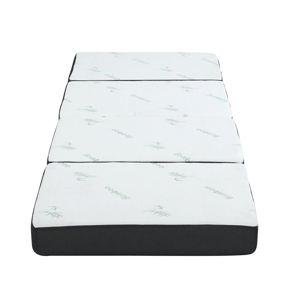 Giselle Bedding Portable Mattress Folding Foldable Foam Floor Bed Tri Fold 180cm