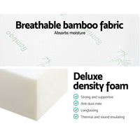 Thumbnail for Giselle Bedding Folding Foam Portable Mattress Bamboo Fabric