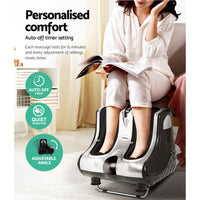 Thumbnail for Livemor Foot Massager Ankle Calf Leg Massagers Shiatsu Kneading Rolling Silver