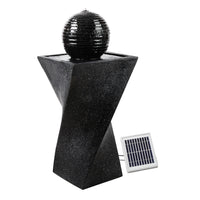 Thumbnail for Gardeon Solar Powered Water Fountain Twist Design with Lights