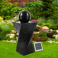 Thumbnail for Gardeon Solar Powered Water Fountain Twist Design with Lights