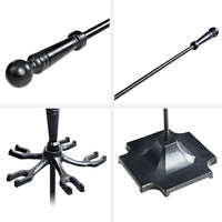 Thumbnail for Grillz Fireplace Tool Set Fire Place Tools Poker Brush Shovel Stand Tongs