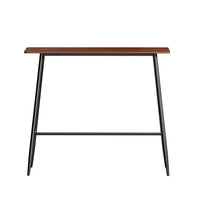 Thumbnail for Artiss Bar Table Industrial Dining Desk High Wood Kitchen Shelf Wooden Cafe Pub