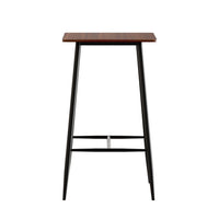 Thumbnail for Artiss Bar Table Industrial Dining Desk High Wood Kitchen Shelf Wooden Cafe Pub