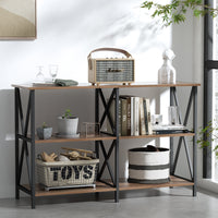 Thumbnail for Artiss Console Table Hallway Sofa Table Entry Desk Retro Metal Display Furniture