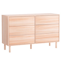 Thumbnail for Artiss 6 Chest of Drawers Cabinet Dresser Table Tallboy Storage Bedroom Pine