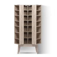 Thumbnail for Artiss CD DVD Media Storage Display Shelf Folding Cabinet Bookshelf Bluray Rack Oak