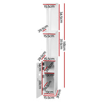 Thumbnail for Artiss Freestanding Bathroom Storage Cabinet - White