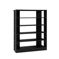 Thumbnail for Artiss Shoe Cabinet Shoes Organiser Storage Rack 30 Pairs Black Shelf Wooden