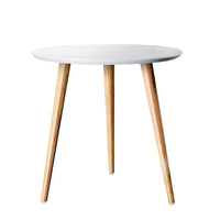 Thumbnail for Artiss Coffee Table Round Side End Tables Bedside Furniture Wooden Scandinavian