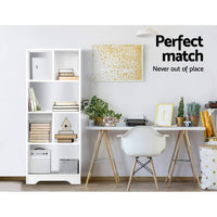 Thumbnail for Artiss Display Shelf Bookcase Storage Cabinet Bookshelf Bookcase Home Office White