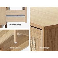 Thumbnail for Artiss 4 Chest of Drawers - BRIONY Oak