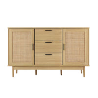 Thumbnail for Artiss Rattan Buffet Sideboard - BRIONY Oak