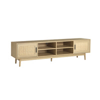 Thumbnail for Artiss TV Cabinet Entertainment Unit 180cm Rattan Cole