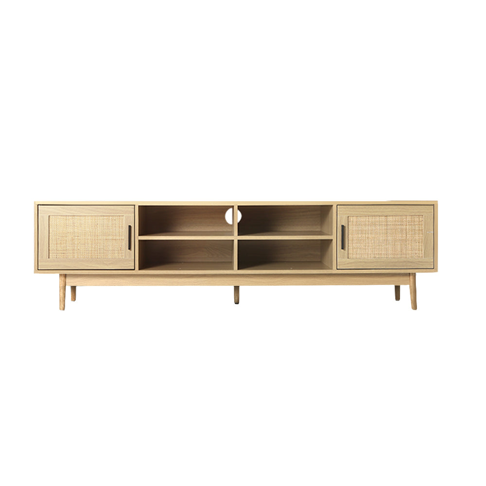 Artiss TV Cabinet Entertainment Unit 180cm Rattan Cole