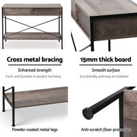 Thumbnail for Artiss Wooden Hallway Console Table - Wood