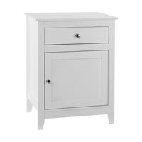 Thumbnail for Artiss Bedside Tables Big Storage Drawers Cabinet Nightstand Lamp Chest White