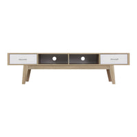 Thumbnail for Artiss TV Cabinet Entertainment Unit Stand Storage Drawer Scandinavian 180cm Oak