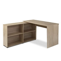 Thumbnail for Artiss Office Computer Desk Corner Study Table Workstation Bookcase Storage