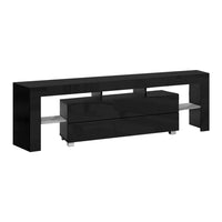 Thumbnail for Artiss Entertainment Unit TV Cabinet LED 160cm Black Elo