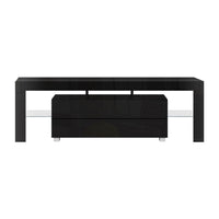 Thumbnail for Artiss Entertainment Unit TV Cabinet LED 160cm Black Elo