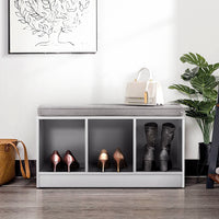 Thumbnail for Artiss Shoe Cabinet Bench Shoes Organiser Storage Rack Shelf White Box Seat