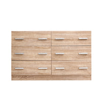 Thumbnail for Artiss 6 Chest of Drawers Cabinet Dresser Table Tallboy Lowboy Storage Wood