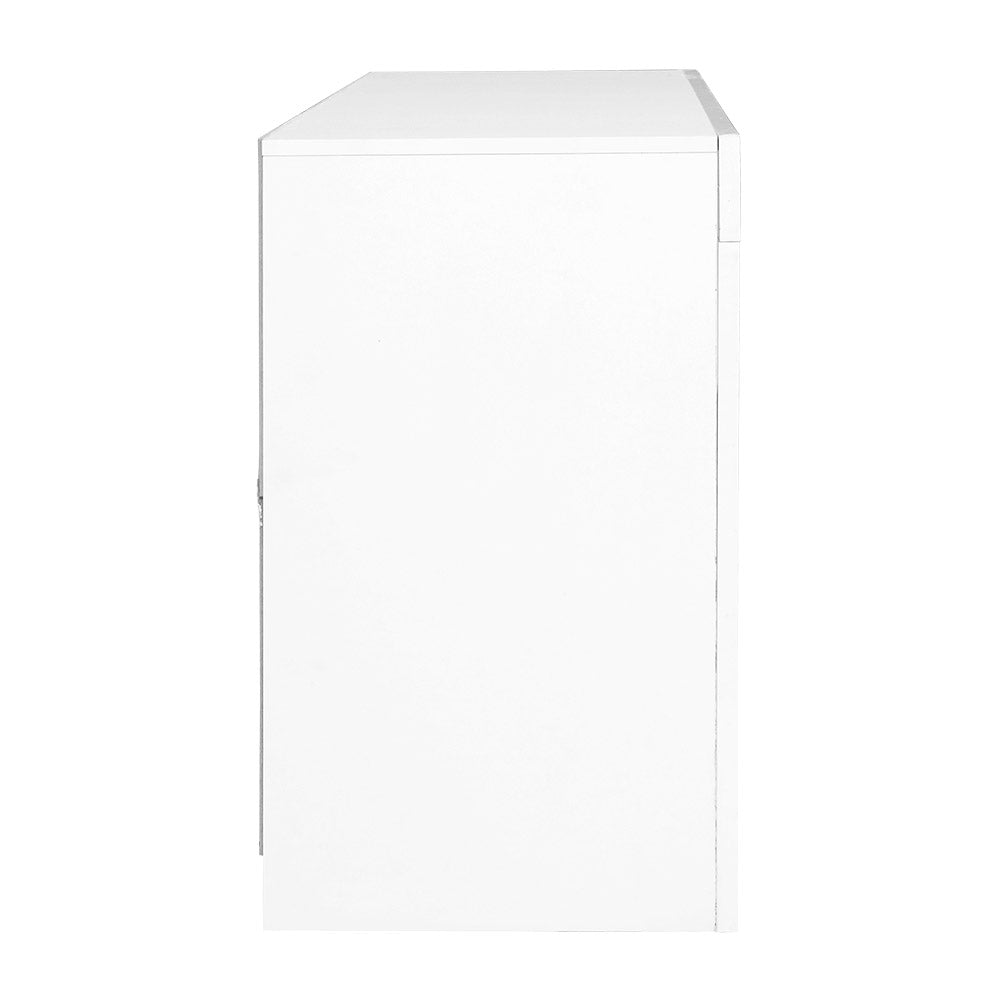 Artiss Entertainment Unit TV Cabinet LED 160cm White Anna