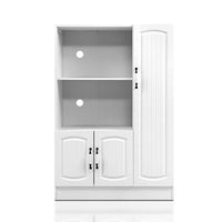 Thumbnail for Artiss Buffet Sideboard Cabinet Storage Cupboard Doors White Kitchen Hallway