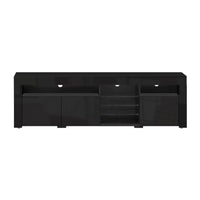 Thumbnail for Artiss Entertainment Unit TV Cabinet LED 180cm Black Bobi