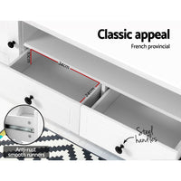 Thumbnail for Artiss TV Cabinet Entertainment Unit 160cm White Kubi